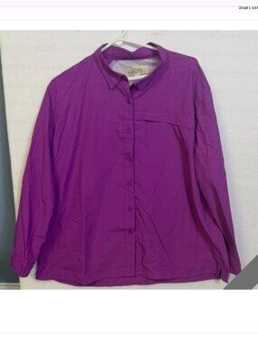 Cabela's Women's Long Sleeve UPF 50+ Sun Protection Fishing Outdoor Vented 2XL